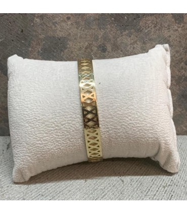 Bracelet ajustable couleur or