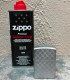 Briquet tempête Zorro Silver rechargeable essence