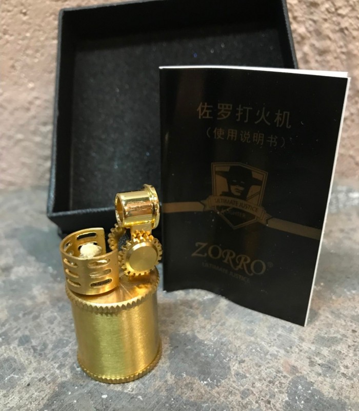 Briquet Tempête Zorro Round