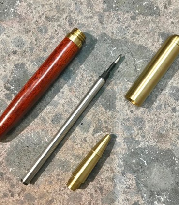 Stylo bic conique bois de santal démontable