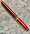 Stylo Plume en bois exotique Mopani Rouge