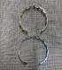 Bracelet Jonc Géométrique en acier inoxydable ajustable