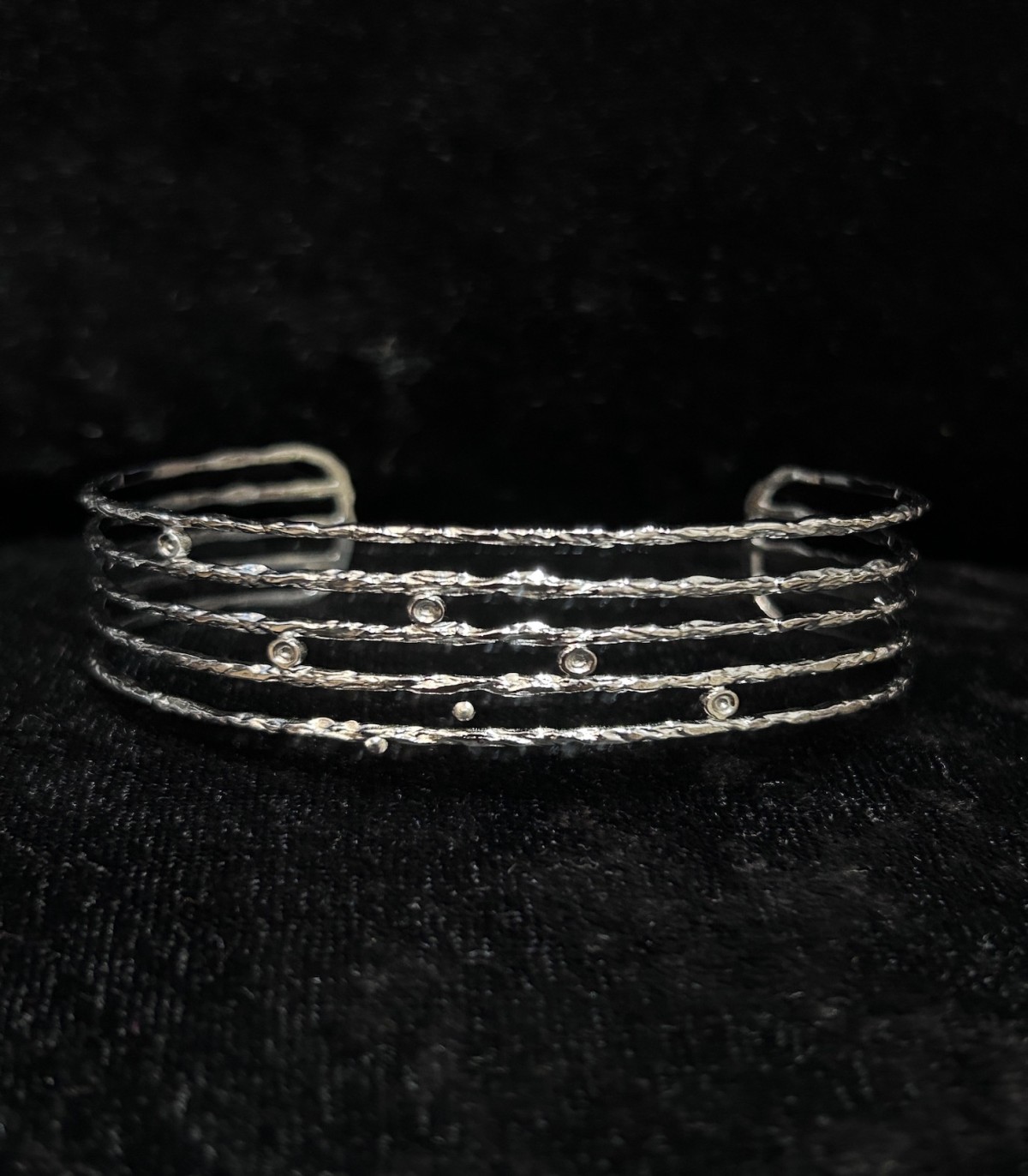 Bracelet Manchette En Acier Vintage - Ajustable - Style Rétro