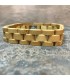 Bracelet bois exotique ajustable fermoir stainless