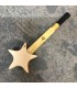 Pipe à fumer étoile en bois