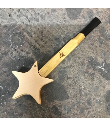 Pipe à fumer étoile en bois