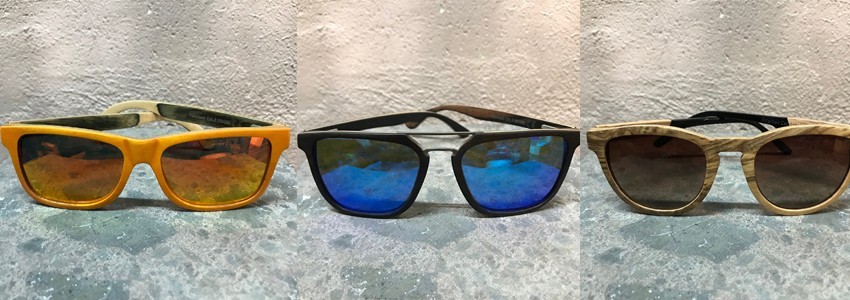 Lunettes solaires polariser en bois exotique avec son coffret bamboo